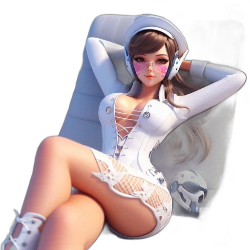 dress, robot, furniture, staff transparent PNG cut-out