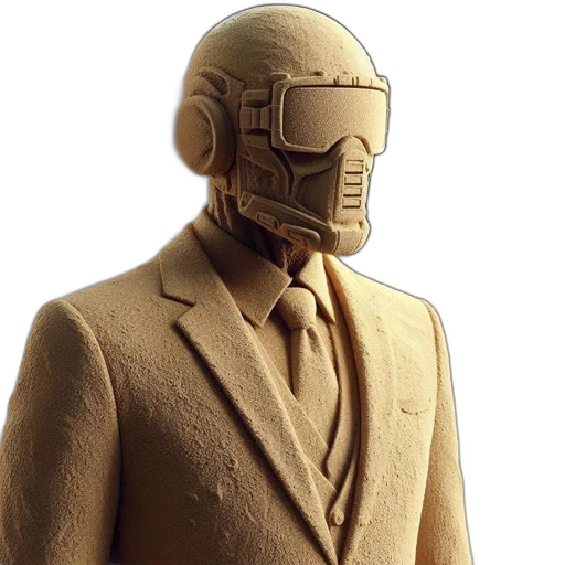 jacket, mask, robot, face transparent PNG cut-out