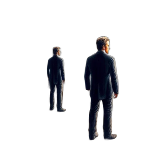 staff, jacket, robot, face transparent PNG cut-out