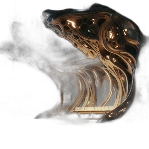 dragon, mask, hair, crown transparent PNG cut-out
