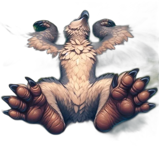 animal, creature, dragon, staff transparent PNG cut-out