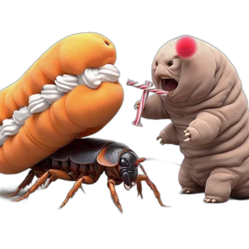 creature, animal, food, concept art transparent PNG cut-out