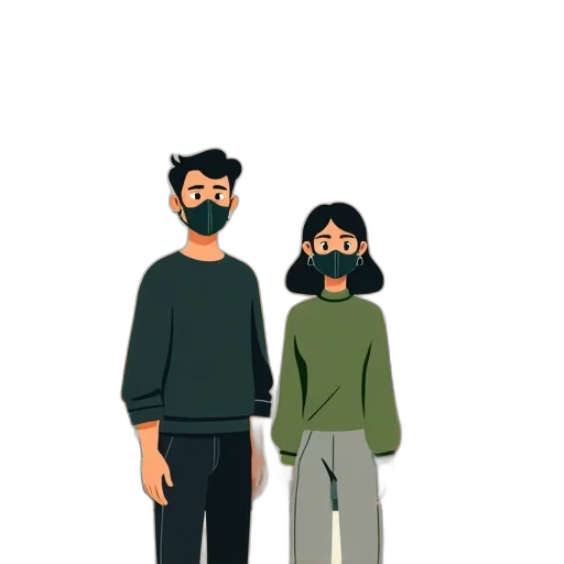 mask, jacket, face, concept art transparent PNG cut-out