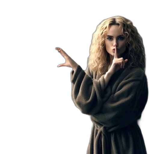 jacket, hair, concept art, photorealistic transparent PNG cut-out