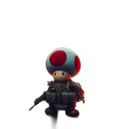 weapon, robot, hat, staff transparent PNG cut-out