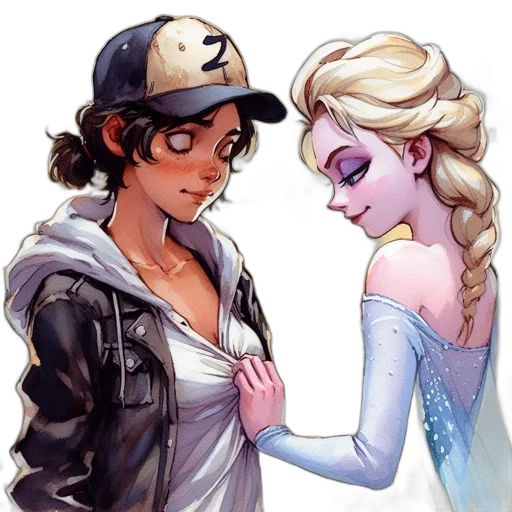 comic book art, concept art, cartoon, fantasy art transparent PNG cut-out