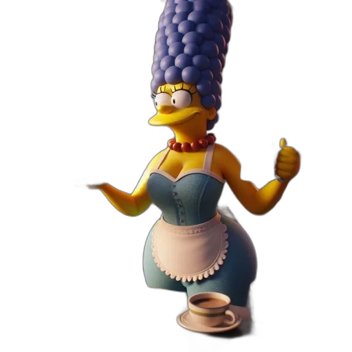 hat, dress, crown, staff transparent PNG cut-out