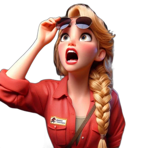 staff, face, jacket, 3d render transparent PNG cut-out
