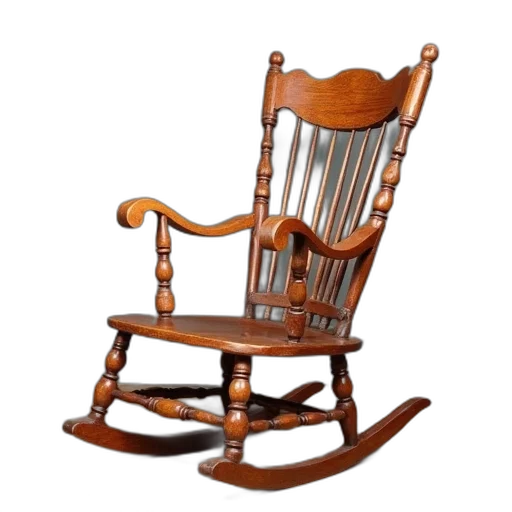furniture, crown, staff, 3d render transparent PNG cut-out