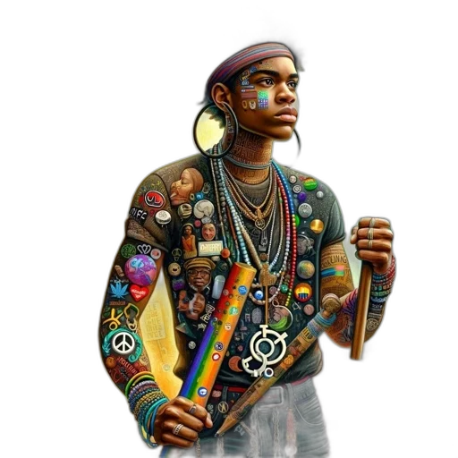 jacket, jewelry, concept art, fantasy art transparent PNG cut-out