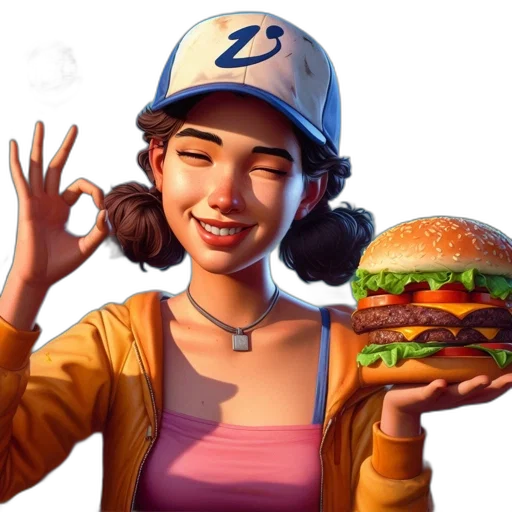 food, face, staff, weapon transparent PNG cut-out