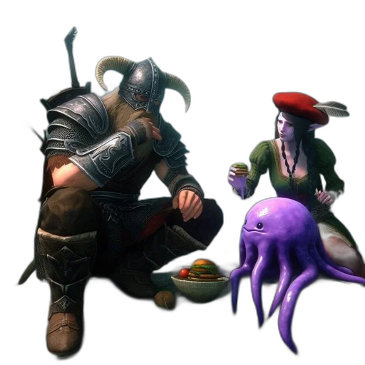 food, creature, staff, concept art transparent PNG cut-out