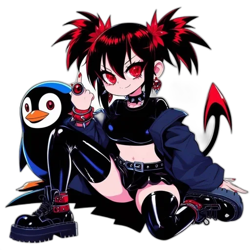creature, animal, anime, pixel art transparent PNG cut-out