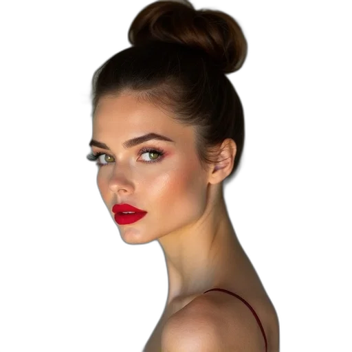 face, hair, jewelry, crown transparent PNG cut-out