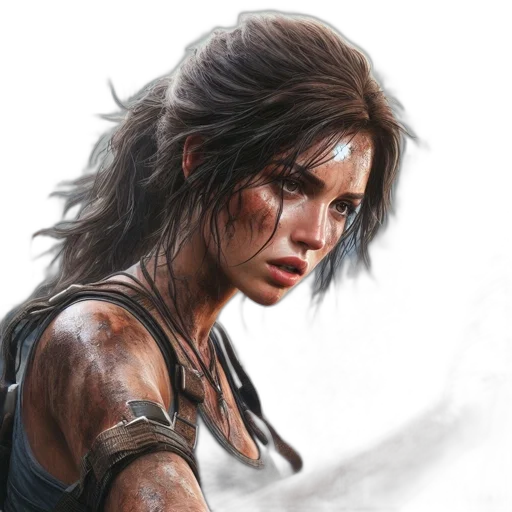 photorealistic, concept art, fantasy art, comic book art transparent PNG cut-out
