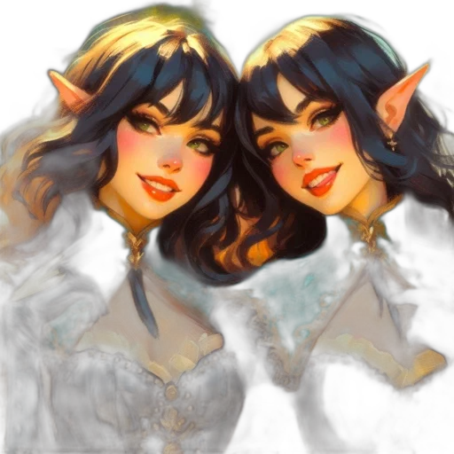 fantasy art, concept art, oil painting, watercolor transparent PNG cut-out