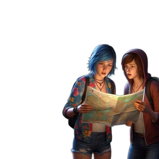 jacket, concept art, comic book art, 3d render transparent PNG cut-out