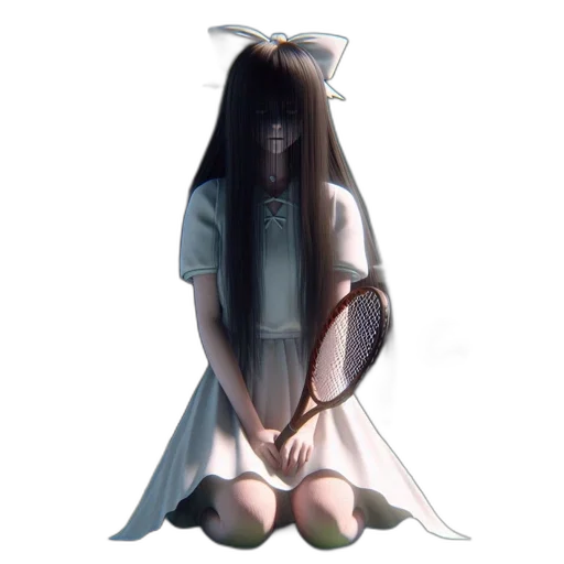 dress, creature, mask, staff transparent PNG cut-out