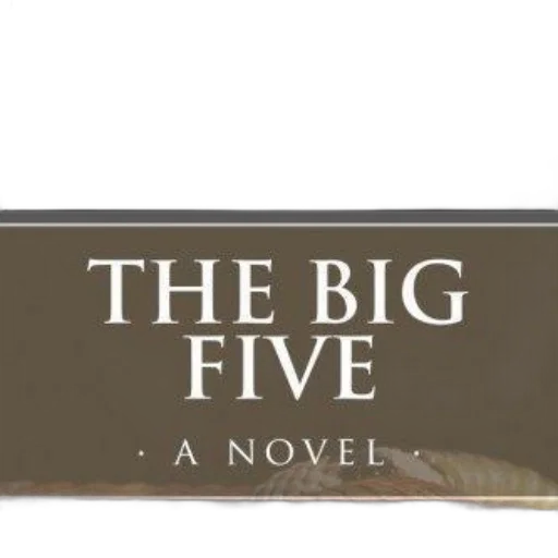 big, five, novel, featuring transparent PNG cut-out