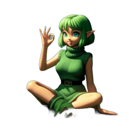 dress, staff, concept art, pixel art transparent PNG cut-out