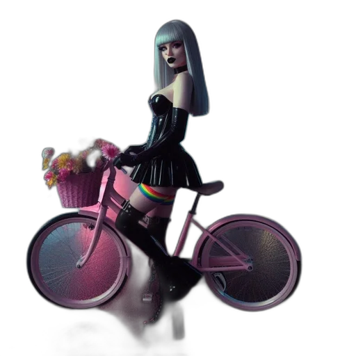 creature, robot, dress, concept art transparent PNG cut-out