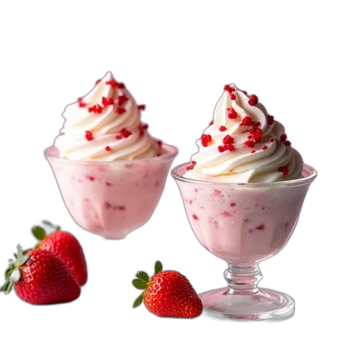 food, 3d render, photorealistic, two transparent PNG cut-out
