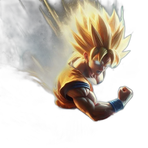 dragon, staff, hair, mask transparent PNG cut-out