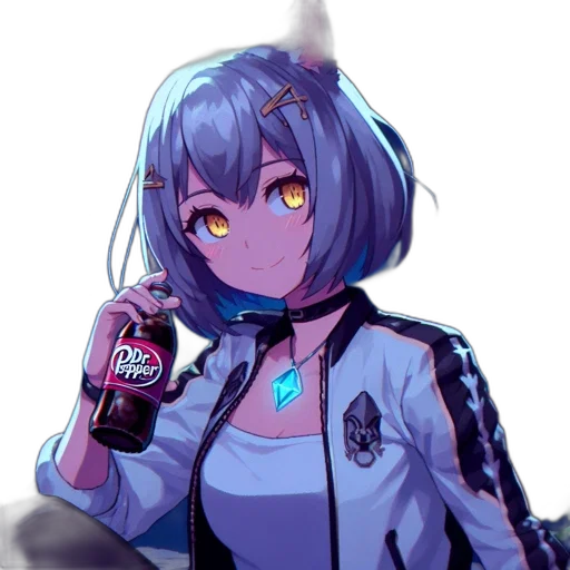 bottle, robot, jacket, staff transparent PNG cut-out