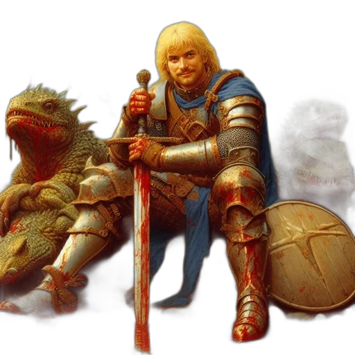 dragon, sword, weapon, fantasy art transparent PNG cut-out