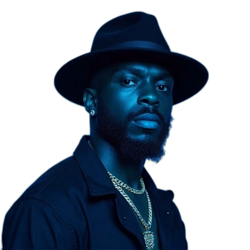 hat, face, staff, jacket transparent PNG cut-out