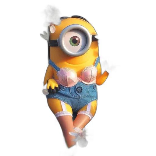 dress, creature, animal, staff transparent PNG cut-out