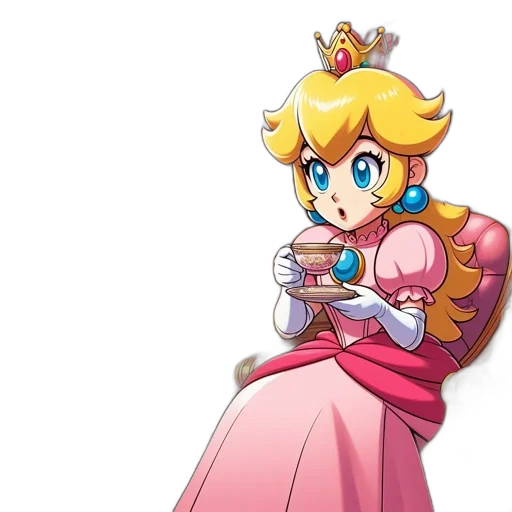 crown, dress, pixel art, concept art transparent PNG cut-out