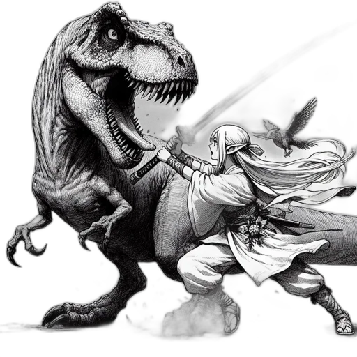 dragon, sword, weapon, creature transparent PNG cut-out