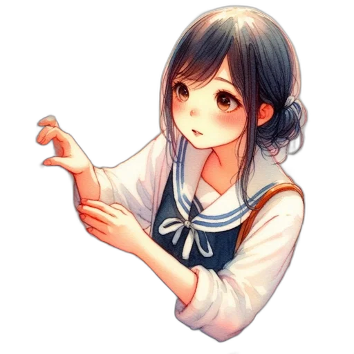 staff, dress, weapon, face transparent PNG cut-out