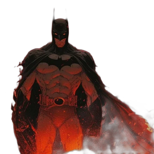 comic book art, concept art, fantasy art, red transparent PNG cut-out