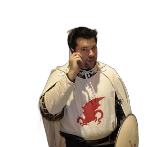 staff, jacket, dragon, mask transparent PNG cut-out