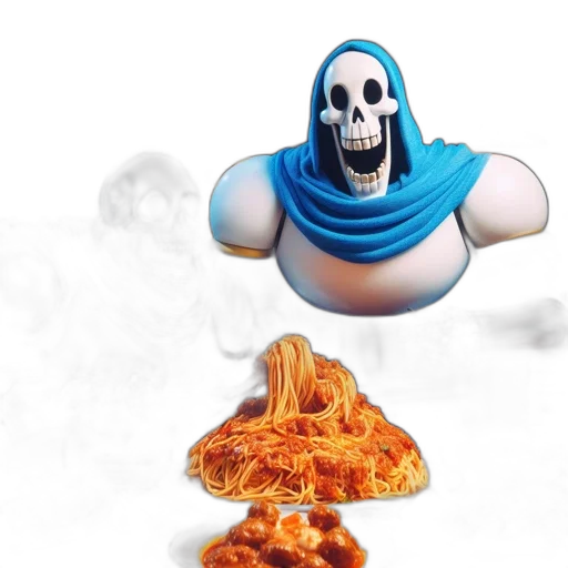 food, robot, concept art, 3d render transparent PNG cut-out