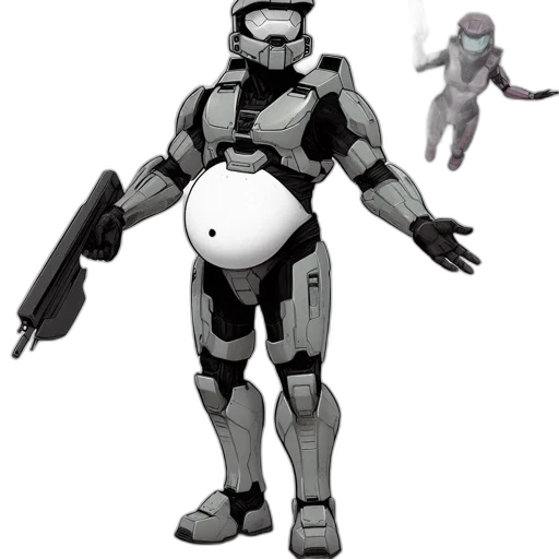 robot, concept art, 3d render, pixel art transparent PNG cut-out