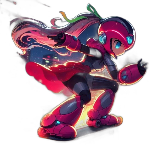 robot, weapon, staff, concept art transparent PNG cut-out