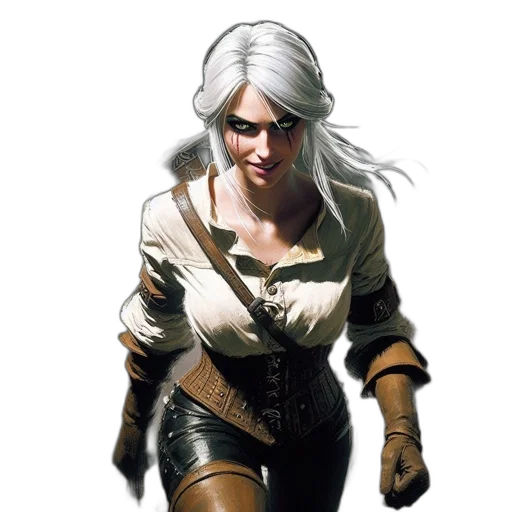 jacket, comic book art, concept art, fantasy art transparent PNG cut-out