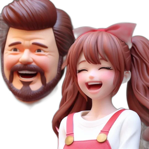 face, food, mask, hair transparent PNG cut-out