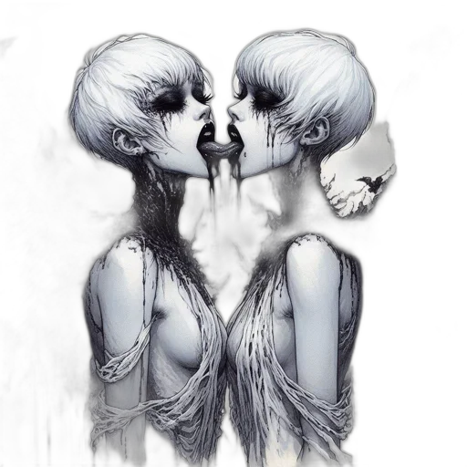mask, concept art, fantasy art, pencil sketch transparent PNG cut-out