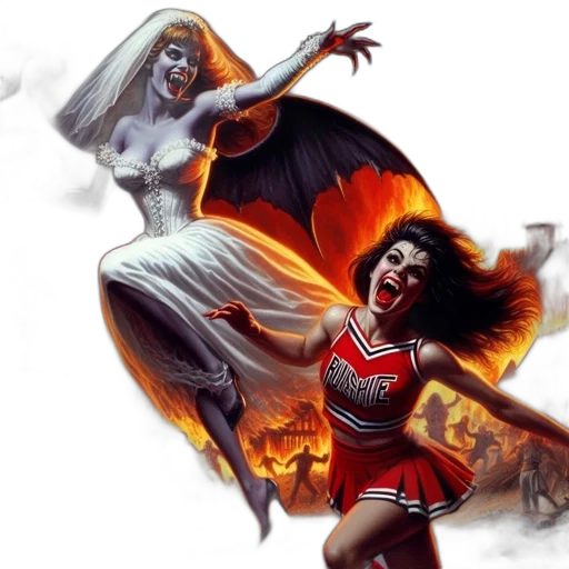 comic book art, fantasy art, concept art, fire transparent PNG cut-out