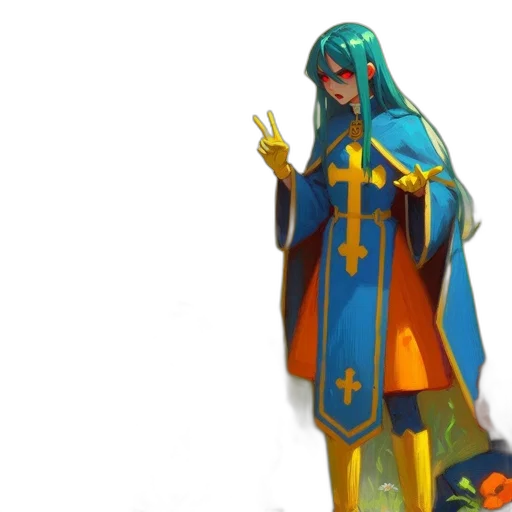 sword, staff, weapon, dress transparent PNG cut-out
