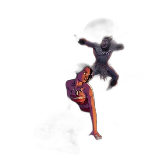 creature, mask, concept art, pixel art transparent PNG cut-out