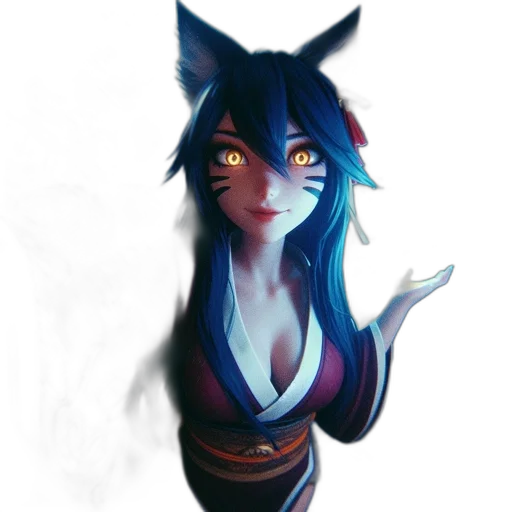 mask, dress, dragon, staff transparent PNG cut-out