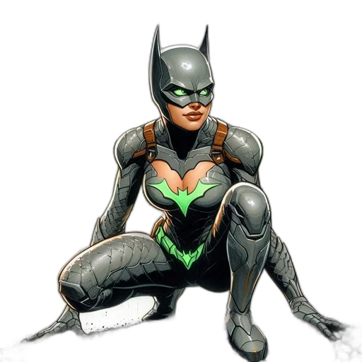 comic book art, concept art, cartoon, photorealistic transparent PNG cut-out