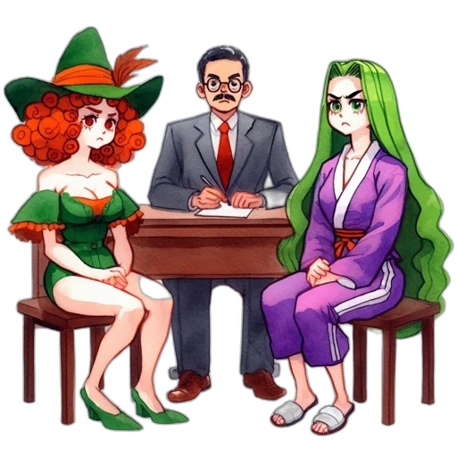 furniture, dress, staff, pixel art transparent PNG cut-out