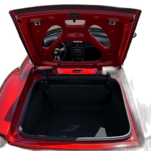 car, 3d render, trunk, compartment transparent PNG cut-out