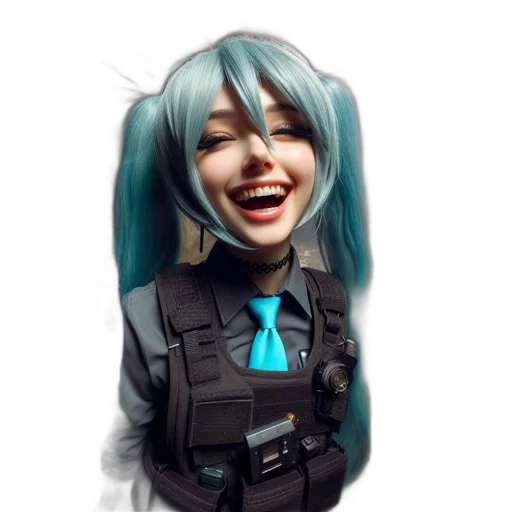 robot, face, staff, jacket transparent PNG cut-out